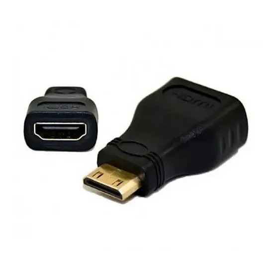 Adaptador Mini Hdmi Macho Para Hdmi Femea Foto 1