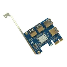 Adaptador Multiplicador Riser Pci-e 1 Para 4 Rig Mineração Foto mini 1