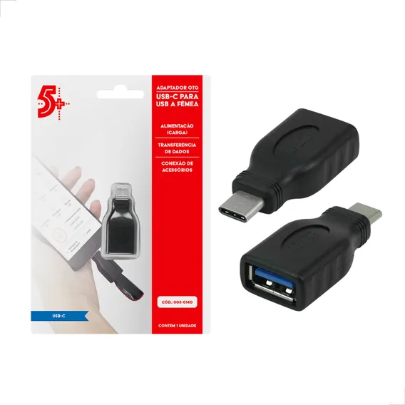 Adaptador Otg 5+ Tipo C 3.1 003-0140 Para Usb Fêmea -5 Foto 1