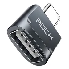 Adaptador Otg Type-c Para Usb-af 3.0 Rock - Preto Foto mini 1