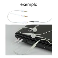 Adaptador P3 Fêmea Para P2 Macho Fone P2 Macho Microfone Foto mini  2