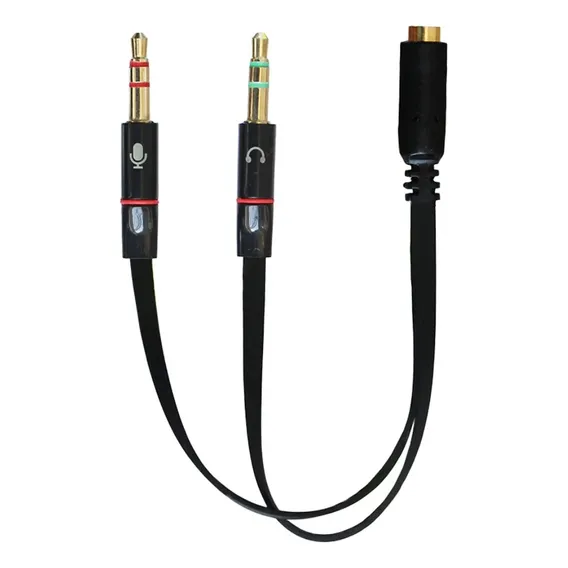 Adaptador P3 Fêmea Para P2 Macho Fone P2 Macho Microfone Foto 1