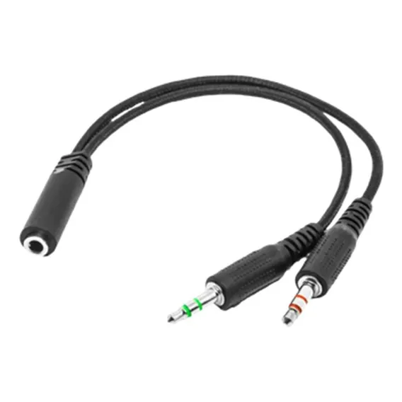 Adaptador P3 P/ Headset Fone E Microfone Em Notebook Pc Foto 1