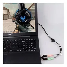 Adaptador Para Fone Headset Microfone P2 X P3 Áudio Foto mini 3