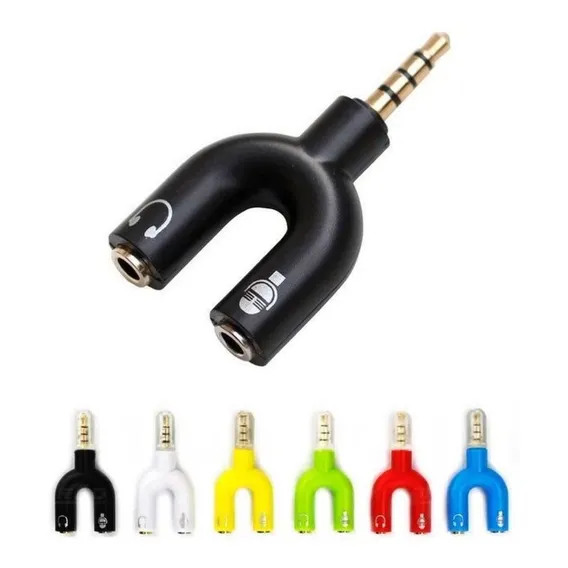 Adaptador Para Fone P3 X P2 Fone Microfone Notebook Ps4 Xbox Foto 1
