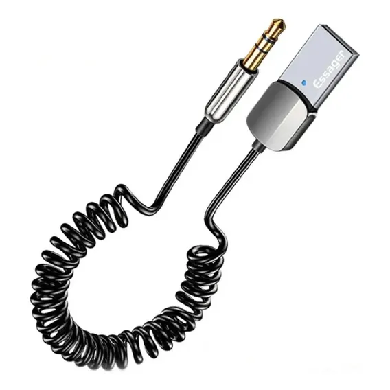 Adaptador Para Som De Carro Bluetooth 5.0 Essager P2 Foto 1