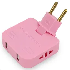 Adaptador Para Tomada Saídas Usb Bivolt Articulável 16/250v Foto mini 2