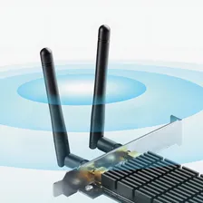 Adaptador Pci-e Sem Fio Wi-fi Ac1300 Archer T6e Dual Band Foto mini 3