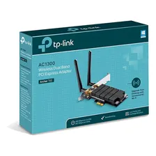Adaptador Pci-e Sem Fio Wi-fi Ac1300 Archer T6e Dual Band Foto mini 1