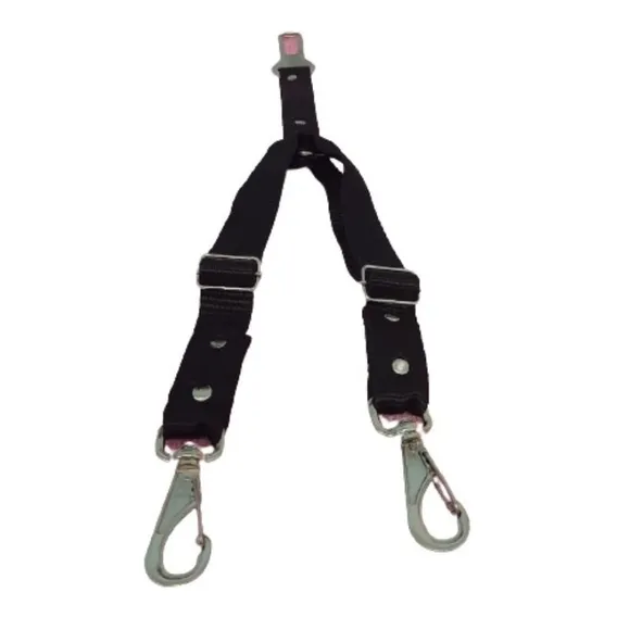 Adaptador Pet Duplo Transportar Pet Segurança Regulavel Cor Preto Foto 1