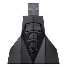 Adaptador Placa De Som Usb 7.1 Adaptador Áudio Notebook Pc Foto mini 4