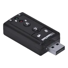 Adaptador Placa De Som Usb 7.1 Canais Virtual Ausb71 Foto mini 2
