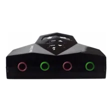 Adaptador Placa De Som Usb 7.1 Entrada P2 Fone E Microfone Foto mini 4