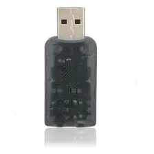 Adaptador Placa De Som Usb Externo Áudio 5.1 Foto mini 2