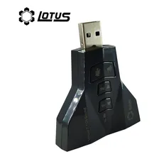 Adaptador Placa Som Usb 7.1 Ent P2 Fone E Microfone Lt-sk002 Foto mini 4