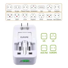 Adaptador Plug Tomada Universal Eua Europa Asia Portátil Foto mini 1