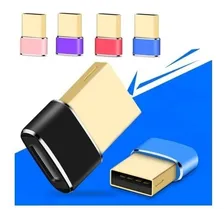 Adaptador Plug Usb Tipo C Fêmea X Usb Macho Foto mini  2
