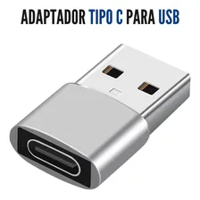 Adaptador Plug Usb Tipo C Fêmea X Usb Macho Foto mini 3