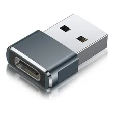 Adaptador Plug Usb Tipo C Fêmea X Usb Macho Foto mini 1