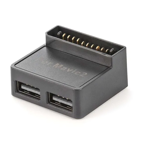 Adaptador Power Bank Dji Mavic 2 2 Saídas Usb Bivolt Foto 1