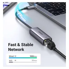 Adaptador Rede Internet Ugreen Usb C P/rj45 Ethernet Foto mini 4