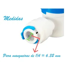 Adaptador Registro Conector De Filtro Purificador 1/4 X 1/4 Foto mini 2