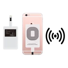 Adaptador Sem Fio Qi Indução Receptor Para iPhone 5/6/7 Foto mini 2