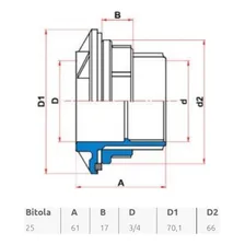 Adaptador Soldavel 25mm E Flange Anel Para Caixa Dagua Tigre Foto mini 4