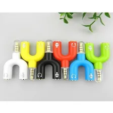 Adaptador Splitter P3 Headset Fone/microfone P2 X P3 Áudio Foto mini 2