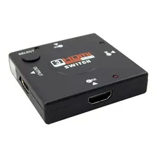 Adaptador Switch Divisor 3 Portas Hdmi Tv Game 1080p 3x1 Foto  mini 1
