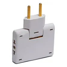 Adaptador Tomada Articulado Dobrável Benjamim Pinot FlexĂvel 110v/220v Foto mini 1