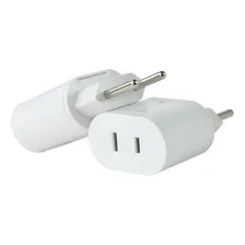 Adaptador Tomada Iclamper Pocket X 2pn Protetor Dps Branco 127/220v Foto mini 1