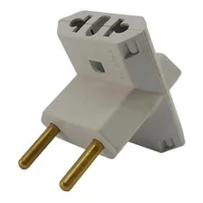 Adaptador Tomada Padrão Antigo Benjamin T Foto mini 4