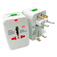 Adaptador Tomada Universal Internacional Uk Eua Europa Asia Foto mini 1