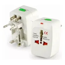 Adaptador Tomada Universal Padrao Americano Europeu Viagem Foto mini 2
