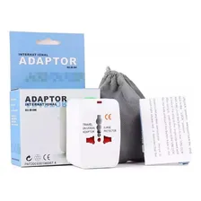 Adaptador Tomada Universal Padrao Americano Europeu Viagem Foto mini 3