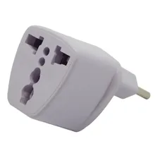 Adaptador Tomada Universal Padrão Europeu Uk Para Brasil Foto  mini 1