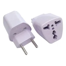 Adaptador Tomada Universal Padrão Europeu Uk Para Brasil Foto mini 3