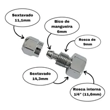 Adaptador Torneira/filtro Filtro 1/4 X 6mm Mangueira Foto mini 4