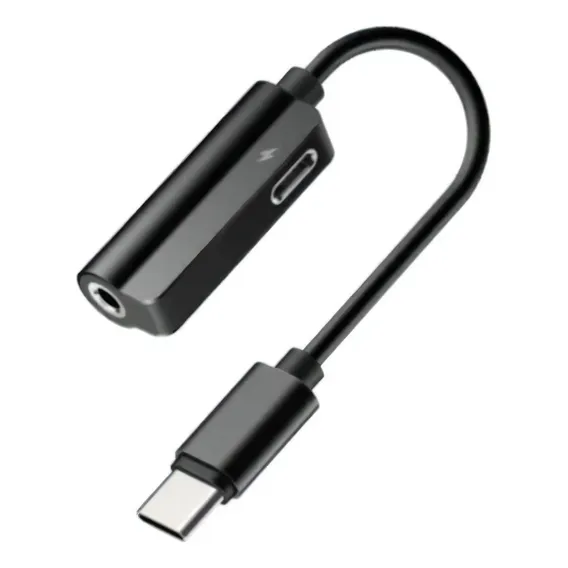 Adaptador Type-c Para P2 3.5mm E Type-c Carregador Rock Foto 1