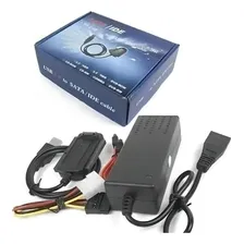 Adaptador Usb 2.0 Hd Conversor P/ Ide Sata Fonte 3 Em 1 Foto mini 3