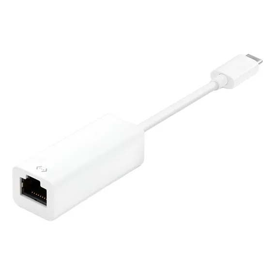 Adaptador USB-C para Gigabit Ethernet Apple Mac Belkin branco Foto 1