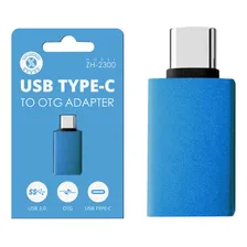 Adaptador USB-C para USB 3.0 para notebook Macbook Otg, cor azul - adaptador USB tipo C para USB Foto mini 1