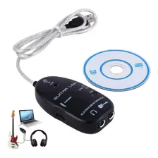 Adaptador Usb De Guitarra Violão Baixo Pc Guitar Link Foto mini 1