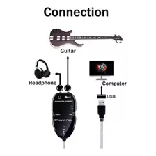 Adaptador Usb De Guitarra Violão Baixo Pc Guitar Link Foto mini 2