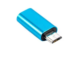 Adaptador Usb Micro Otg Macho X Tipo C (type-c) Fêmea Foto mini 1