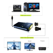 Adaptador Usb Uga Multidisplay Monitor Projetor Dvi Vga Hdmi Foto mini 1