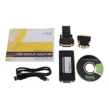 Adaptador Usb Uga Multidisplay Monitor Projetor Dvi Vga Hdmi Foto mini 2