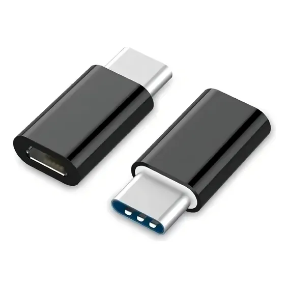 Adaptador V8 Micro Usb Fêmea X Tipo C 3.1 Macho Moto Z S8 S9 Foto 1