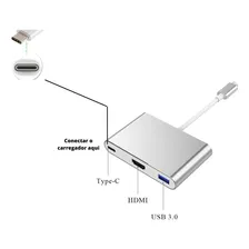 Adaptador VĂdeo Tipo-c Para Hdmi Usb 3.0 Qualidade 4k Foto mini 4